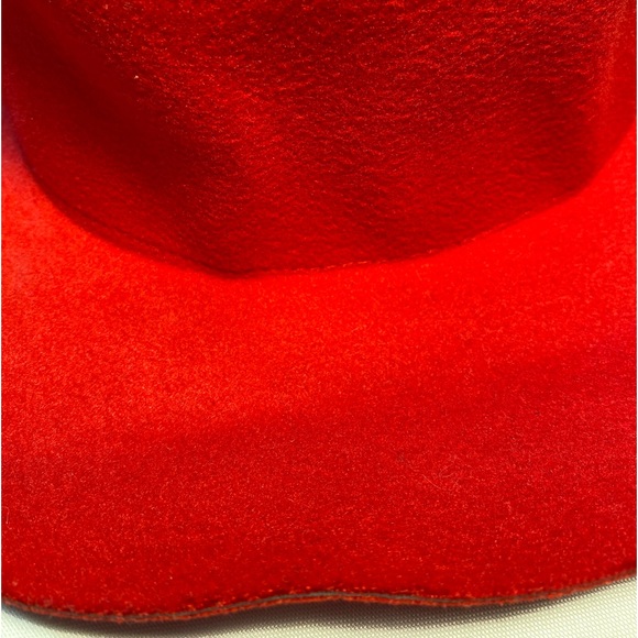 Wide brim hat in Red by Sacred Hawk - Picture 4 of 10